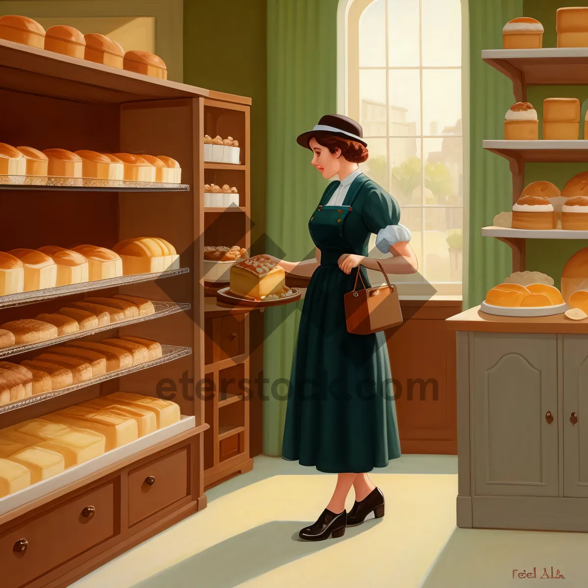 Picture of Bakery Shop Kitchen Counter - Mercantile Delights