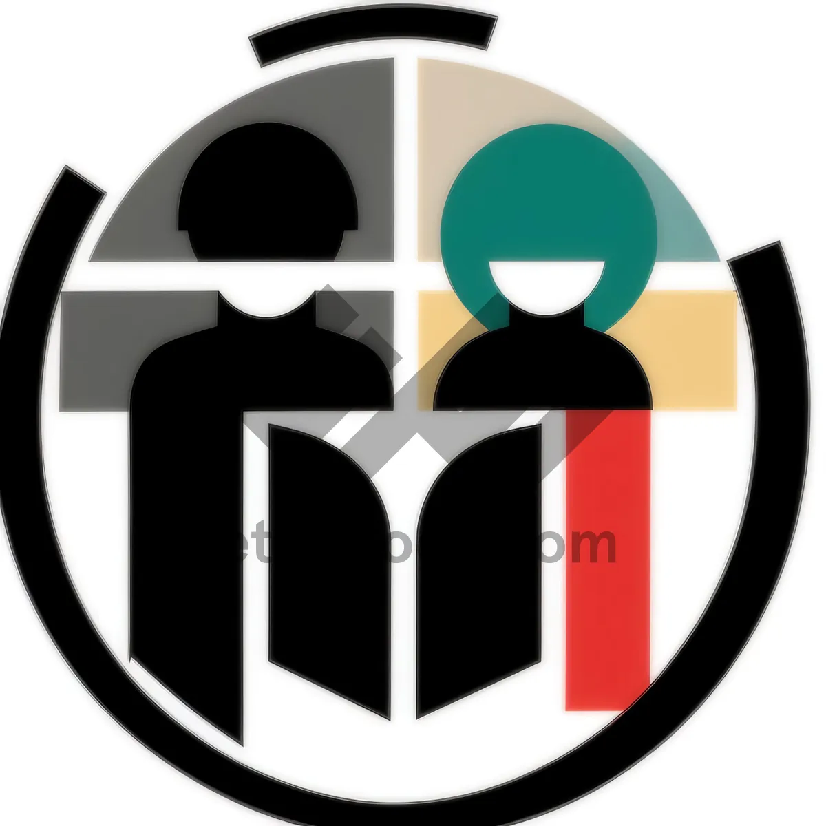 Picture of Glossy Black Round Heraldry Icon Set