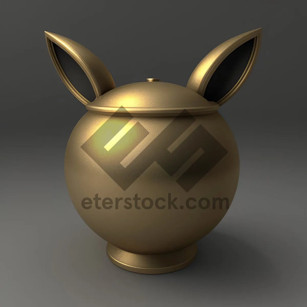 Picture of Bronze Shiny Glass Cup Icon