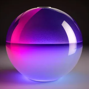 Shiny Glass Sphere Button - Web Design Element