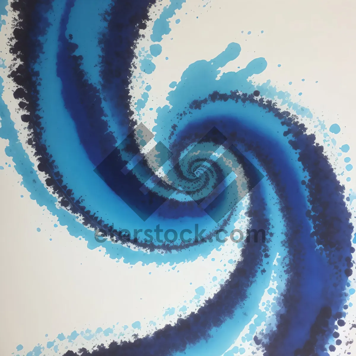 Picture of Dynamic Spiral: Futuristic Textured Fractal Art