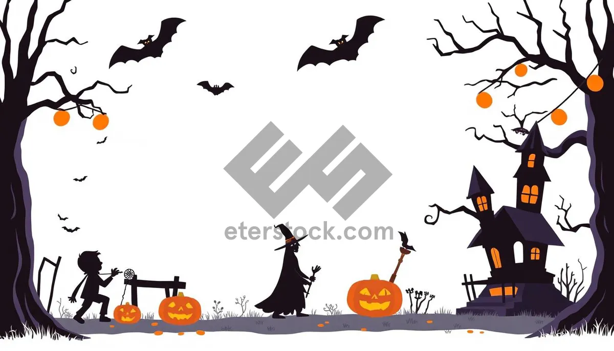 Picture of Black silhouette design of caribou and deer pumpkins.