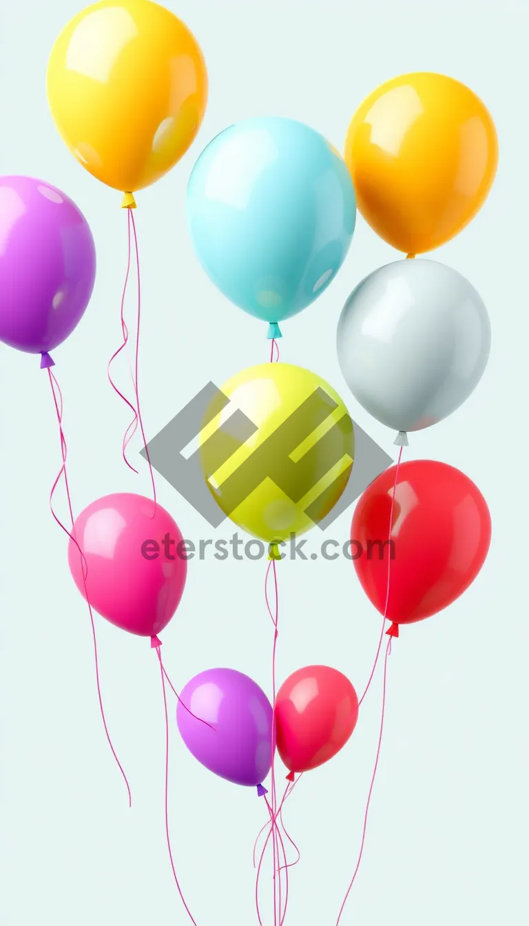 Picture of Colorful Balloon Decoration for Bright Festive Parties