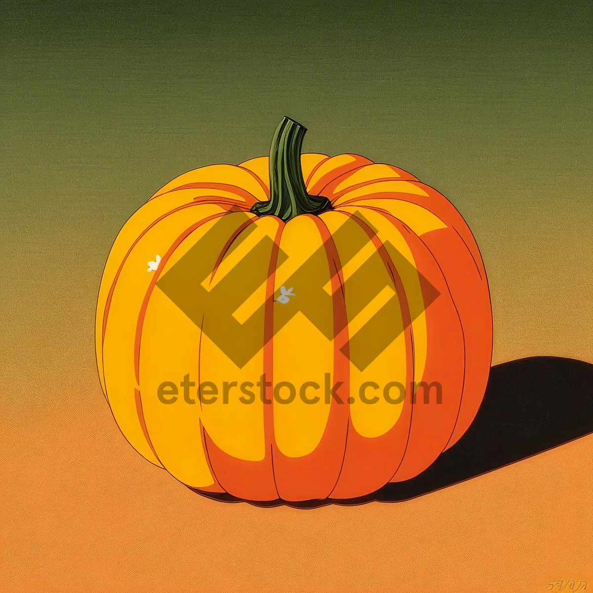 Picture of Festive Fall Harvest Pumpkin Lantern Decoration