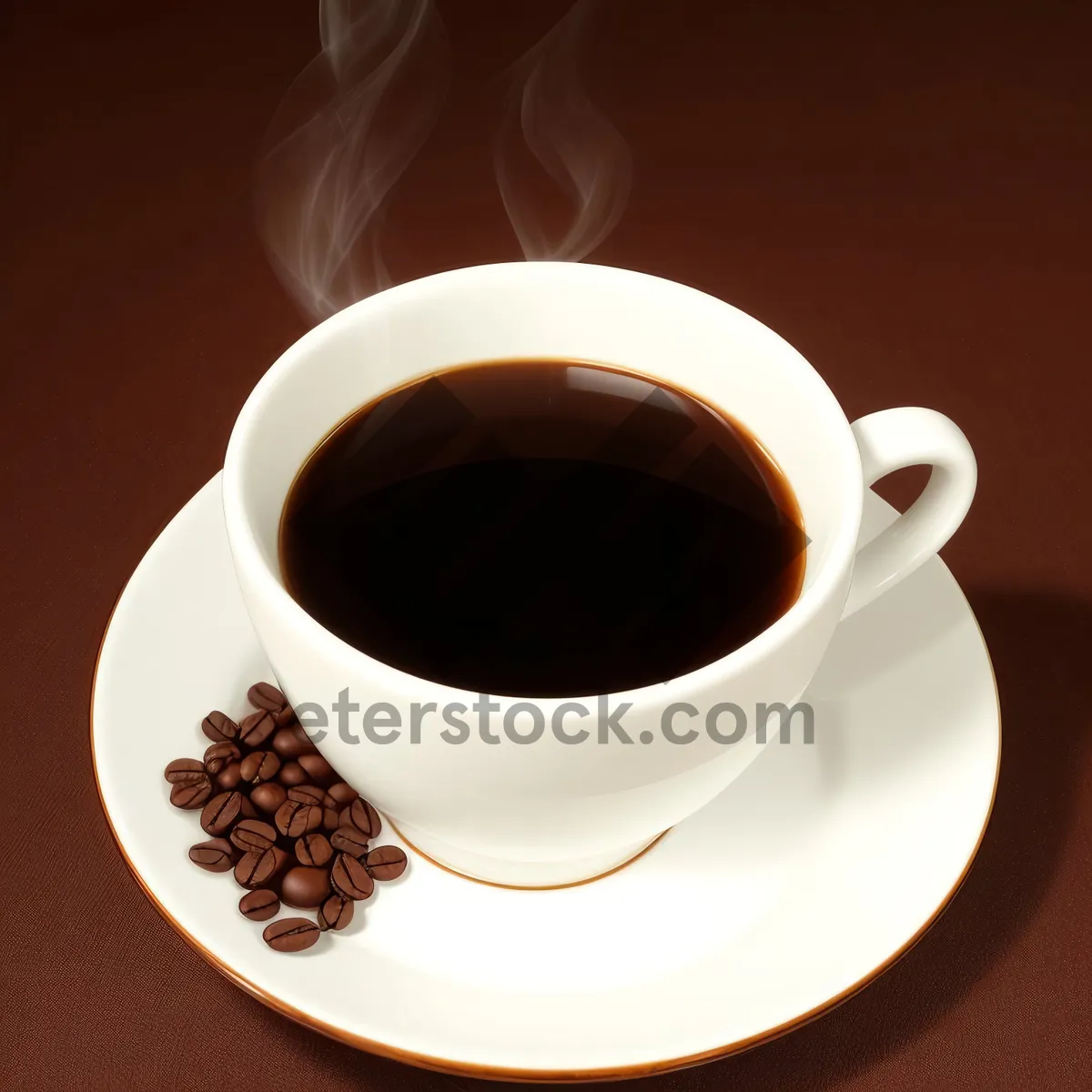 Picture of Morning Gourmet Roasted Coffee Cup with Saucer