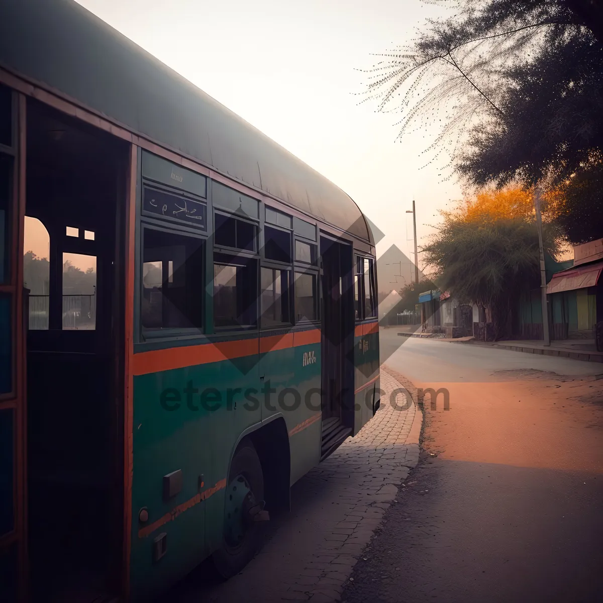 Picture of Urban Trolleybus Transportation in the City