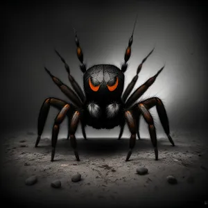 Black Widow: Deadly Arachnid in Barn