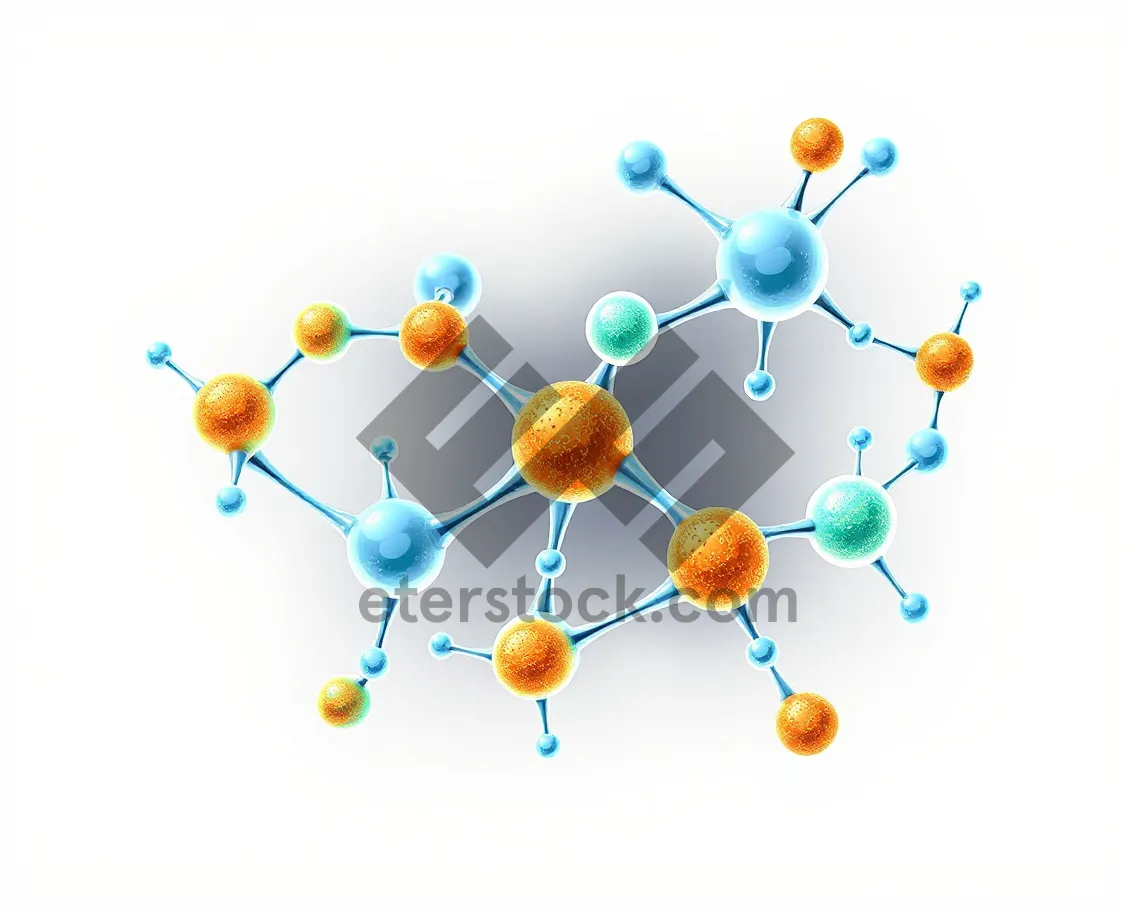 Picture of 3D DNA Polymer Icon Design