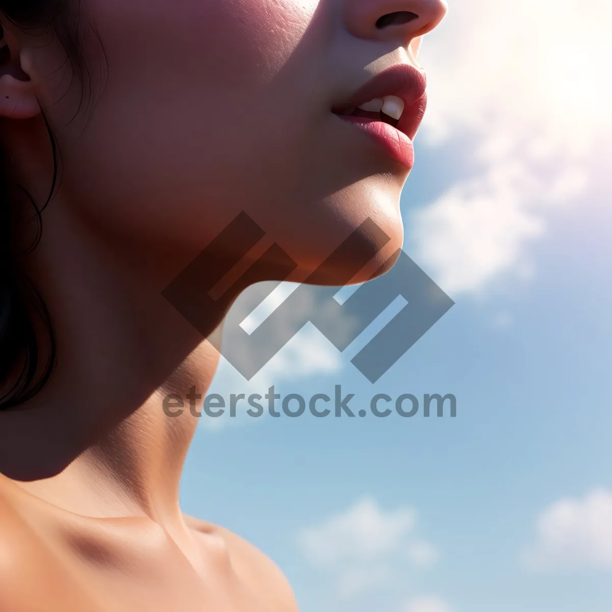 Picture of Radiant Beauty: Clean & Attractive Skincare Portrait
