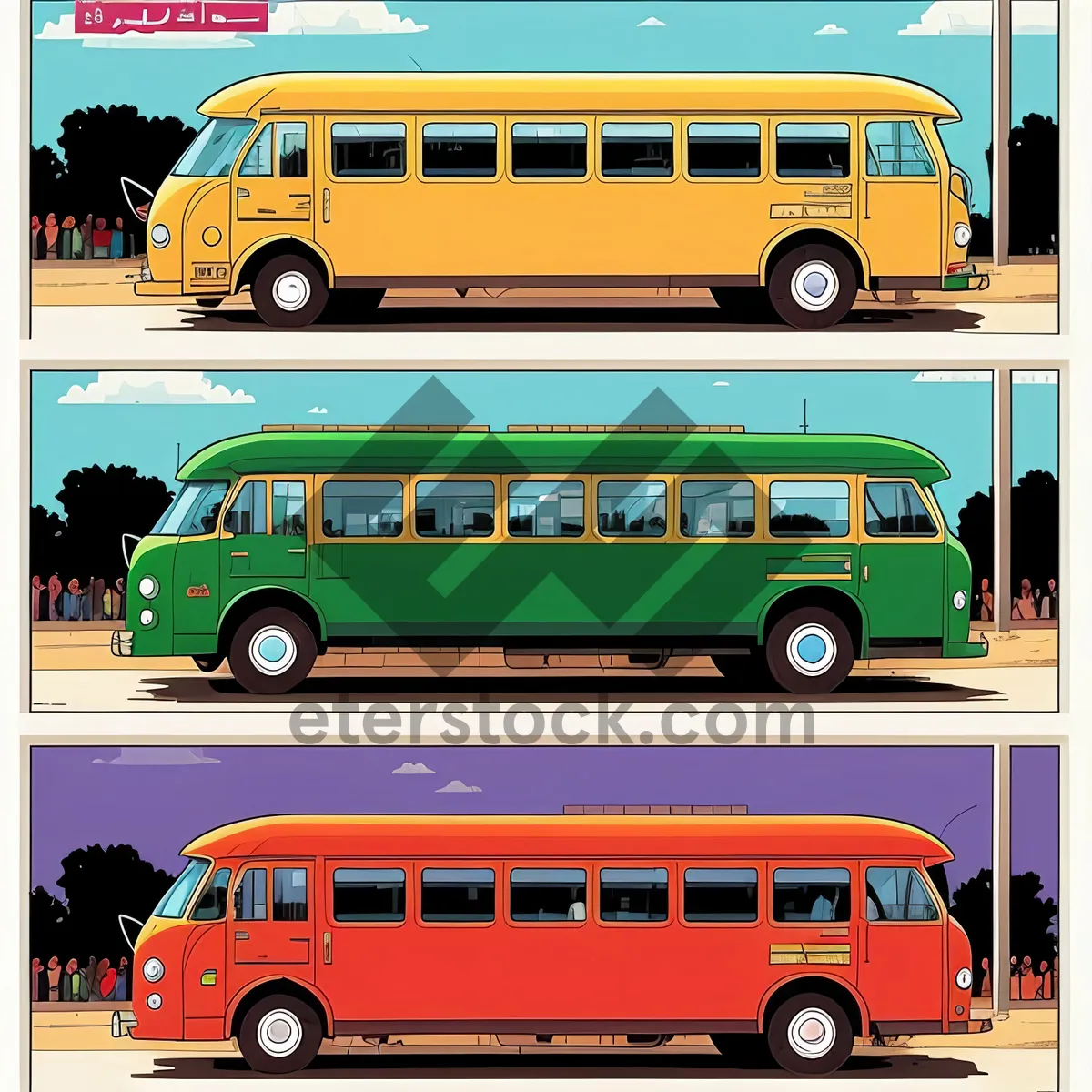 Picture of Speedy School Bus on the Road