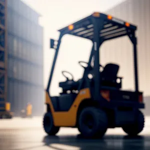 Heavy-duty Forklift Truck in Industrial Setting