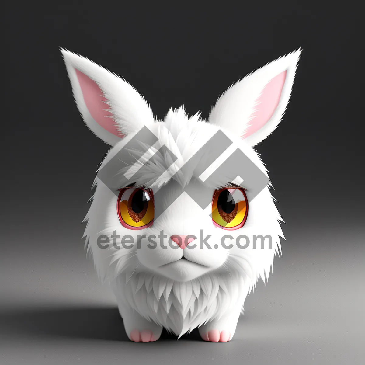 Picture of Furry Bunny Ears: Cute and Fluffy Pet Portrait