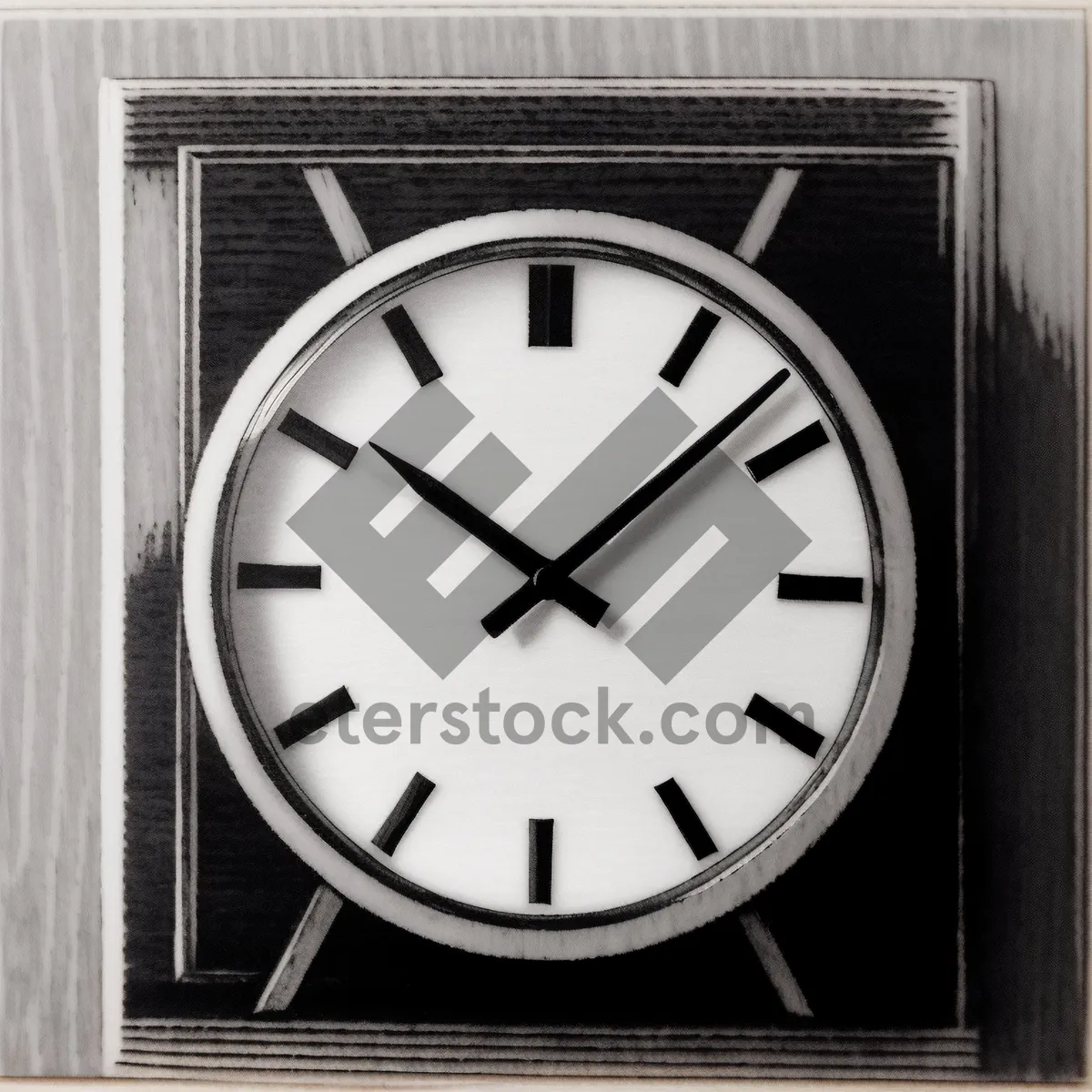 Picture of Analog Wall Clock with Classic Time Display