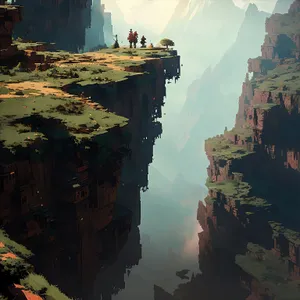 Coastal Fortress by the Sea