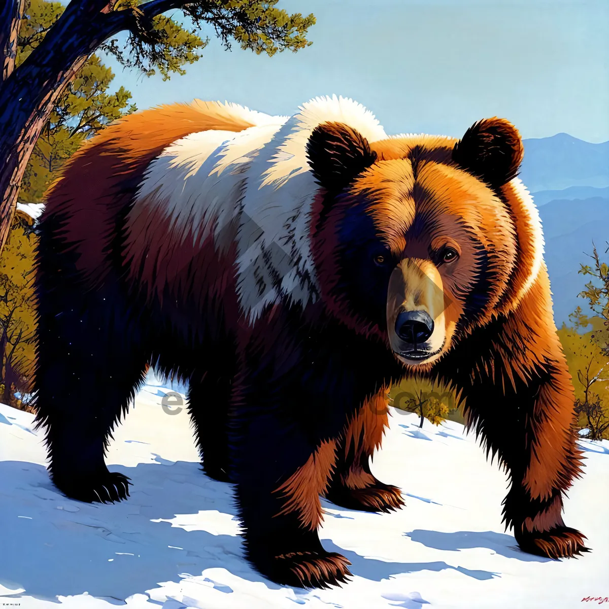 Picture of Brown Bear in the Wild