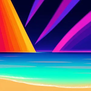 Vibrant Rainbow Gradient Artistic Wallpaper