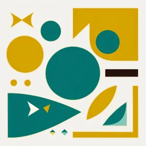 Web Design Icon Set: Graphic Symbols for Button Elements