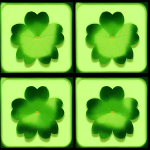 Recycled Clover Graphic Design Icon