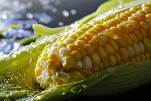 Fresh Corn Cob, Organic Sweet Vegetable