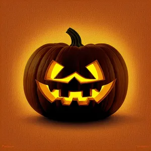 Glowing Jack-o'-Lantern Halloween Decoration