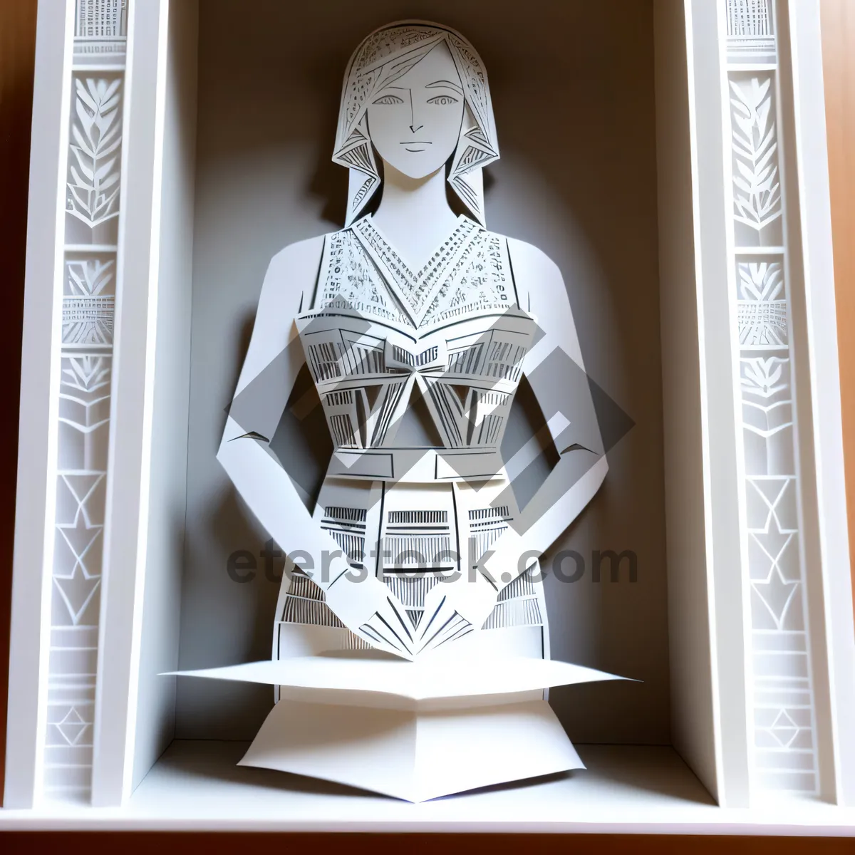 Picture of Bust Sculpture: Artistic Statue with Book Jacket