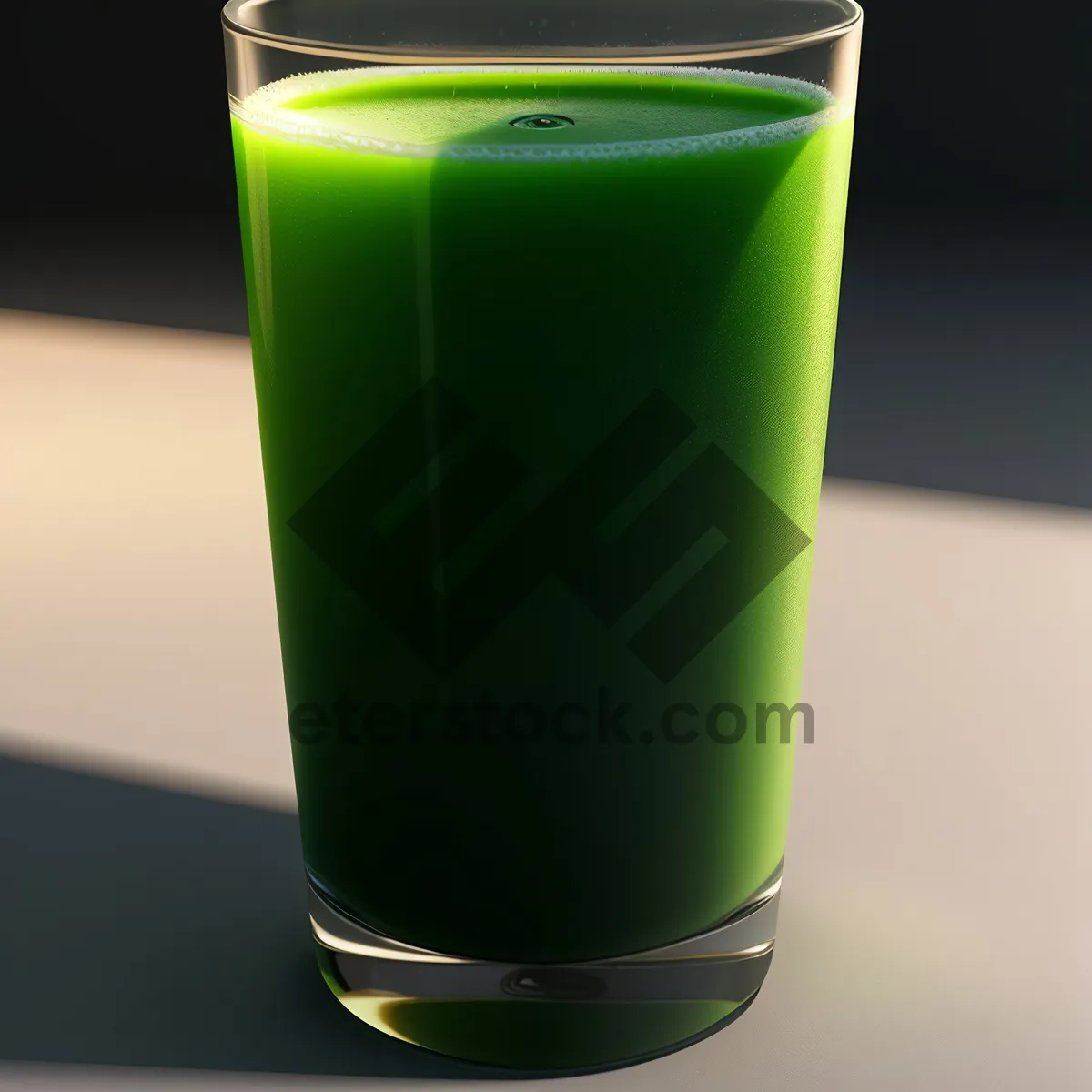 Picture of Refreshing Yellow Fruit Juice in Glass