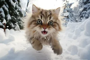 Adorable kitten with curious eyes and whiskers