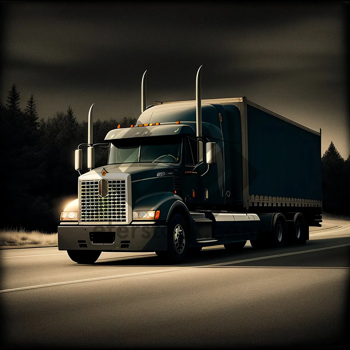 Picture of Fast and Reliable Freight Transportation on the Highway