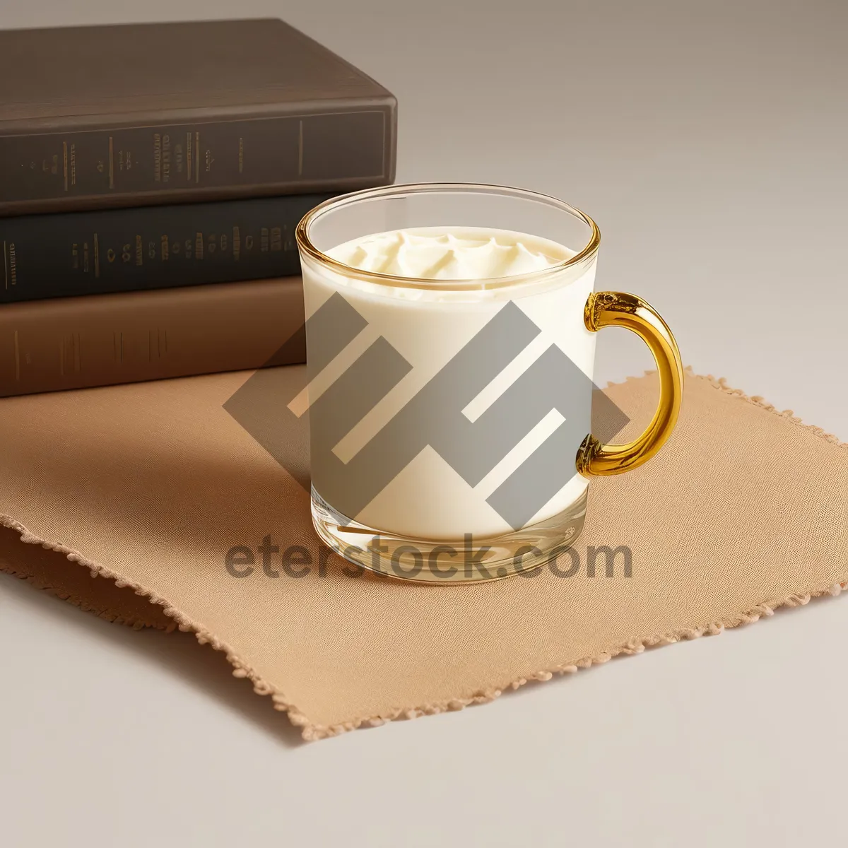 Picture of Hot Cup of Morning Espresso on Table