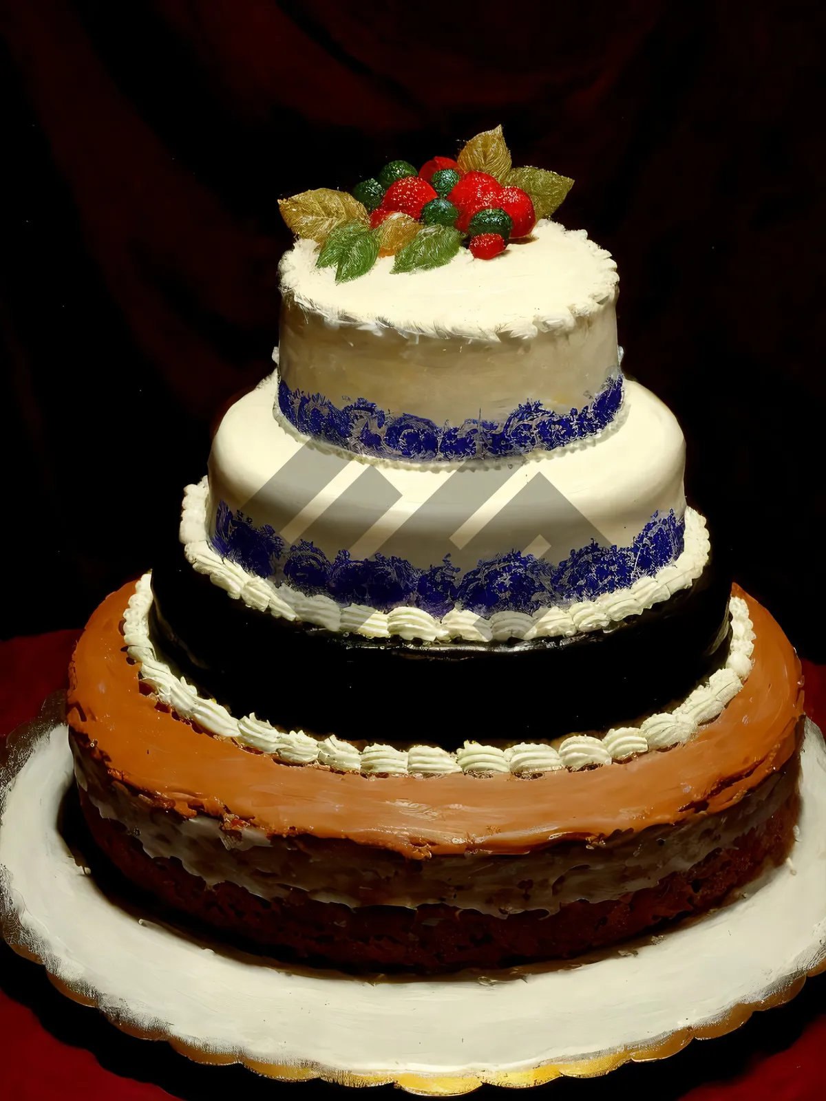 Picture of Delicious Fruit Cream Cake at Sweet Treats Bakery