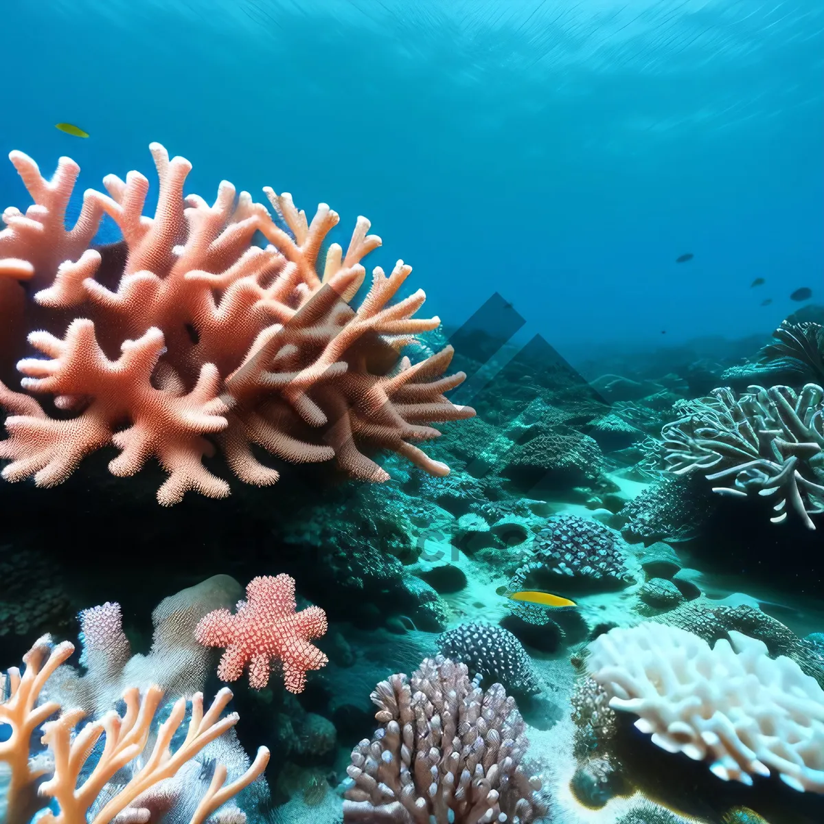 Picture of Reef Life: Colorful Coral and Exotic Fish