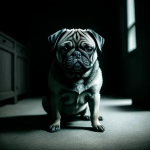 Wrinkly Bulldog Puppy - Cute and Adorable Pet