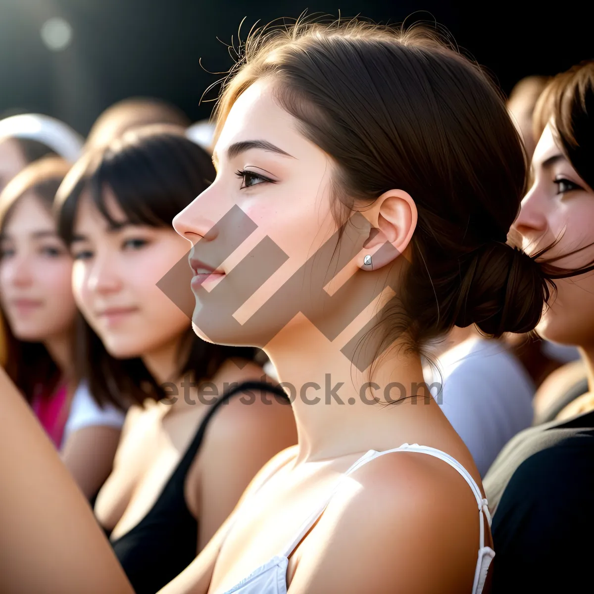 Picture of Joyful Group of Friends Sharing Laughter and Love