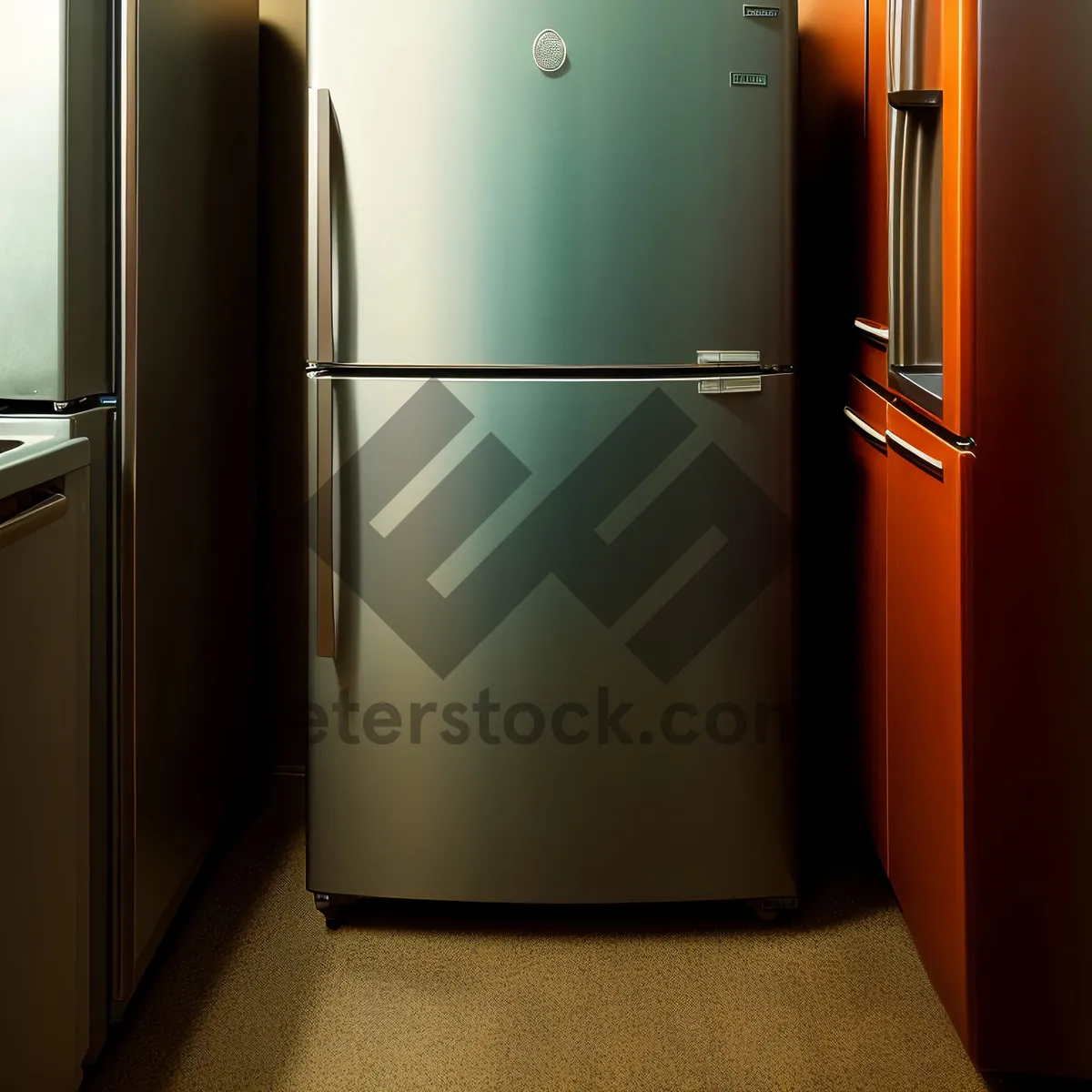 Picture of Modern White Goods: Sleek and Stylish Refrigerator for Every Home