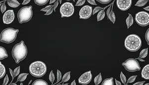 Grunge floral design element with leaf and gem