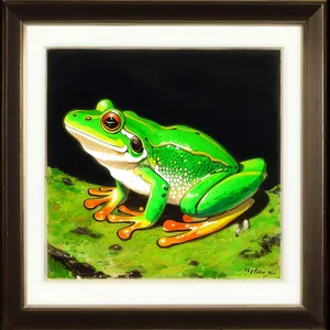 Mystical Gaze of the Eyed Tree Frog