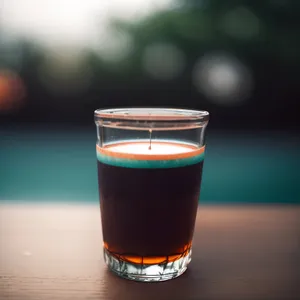 Refreshing Espresso Cocktail in Chilled Glass