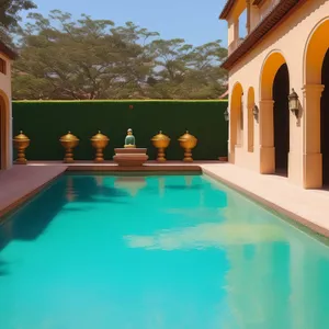 Luxury Resort Villa with Stunning Pool and Sea View.