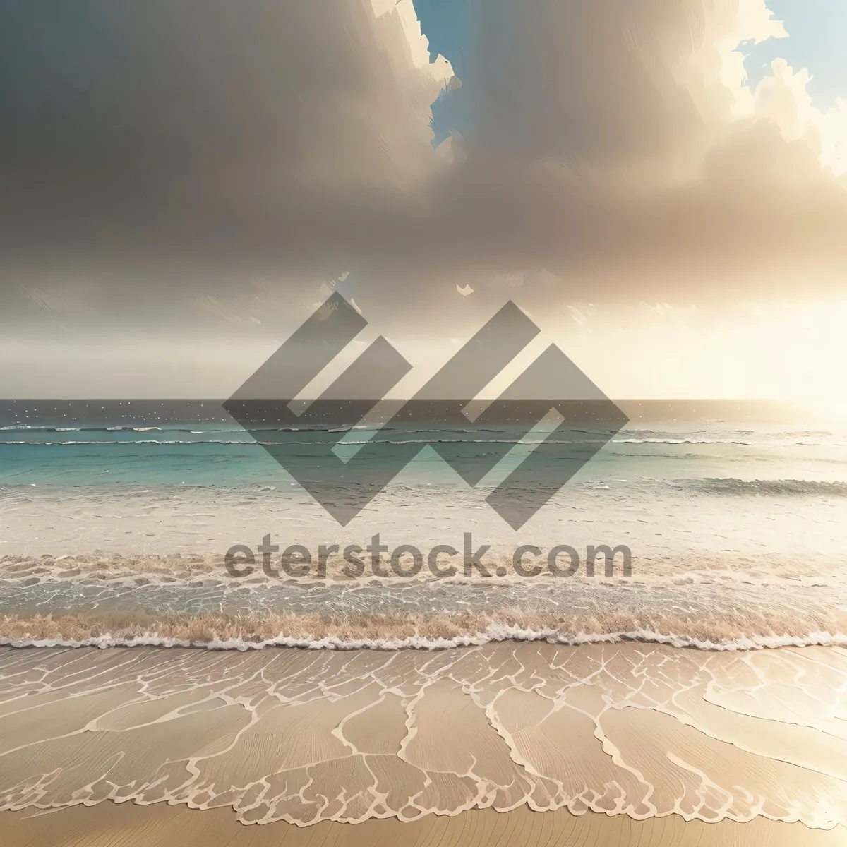 Picture of Serenity at the Shore: Sun-kissed Beach Oasis