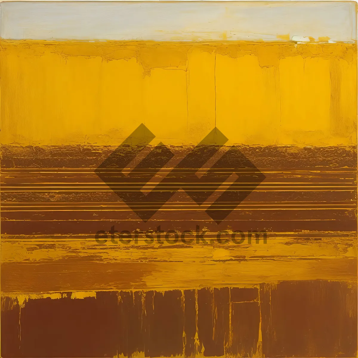 Picture of Golden Sweetness on Pier: Textured Grunge with Glass Brush