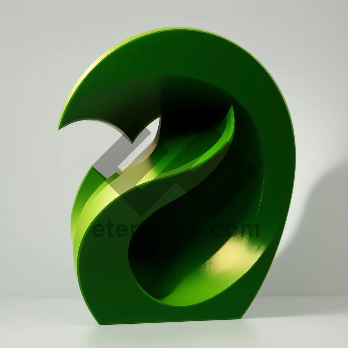 Picture of Green leaf eco symbol