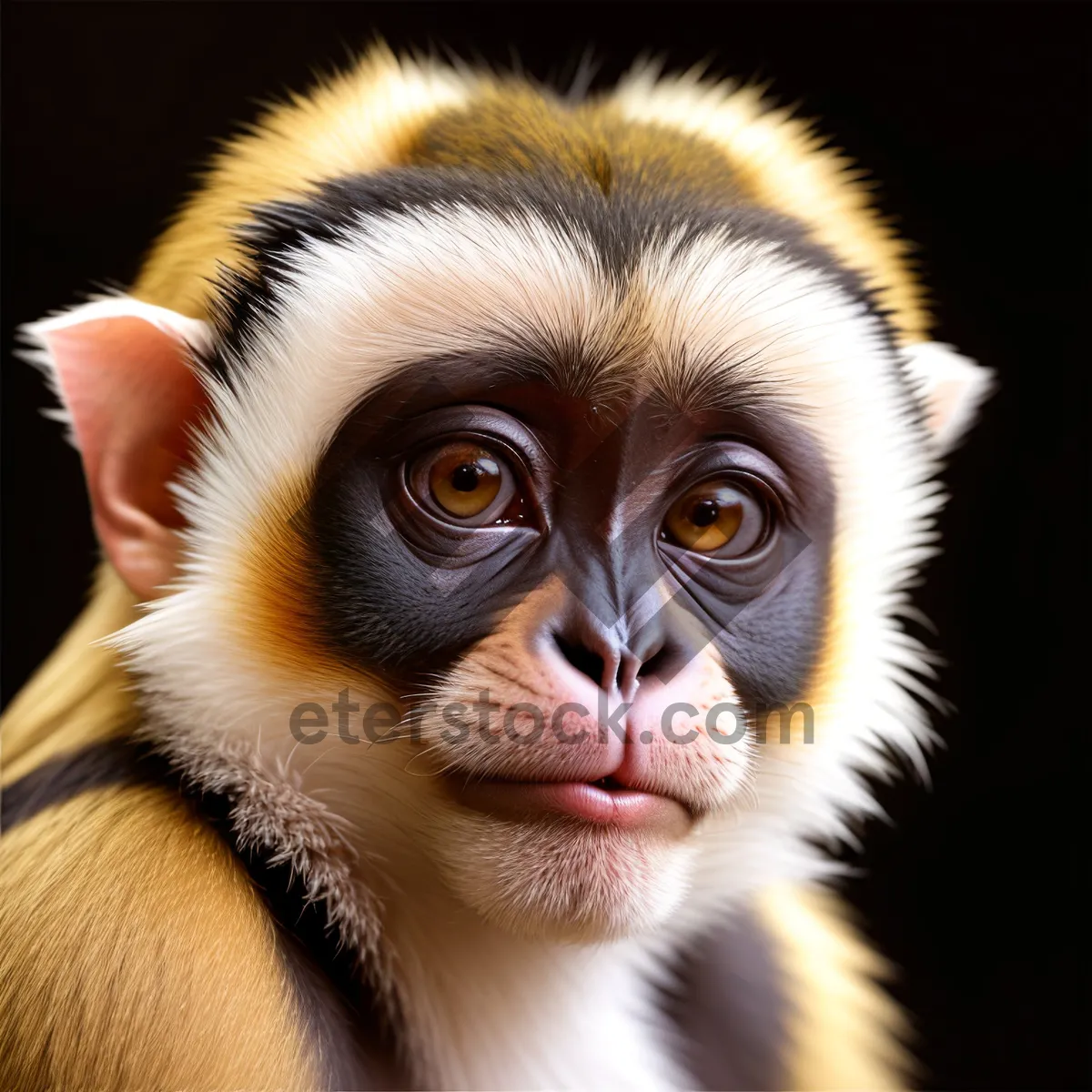 Picture of Playful Primate Swing in the Jungle