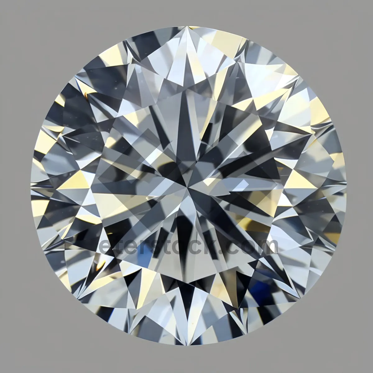 Picture of Shimmering Gem: Brilliant Round Diamond Icon