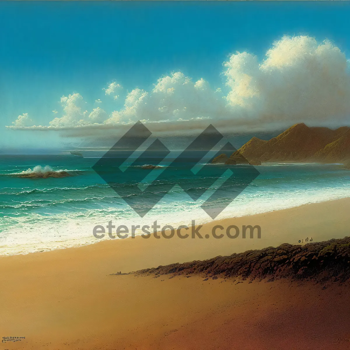 Picture of Sunny Beach Paradise: Tropical Escape with Turquoise Waters