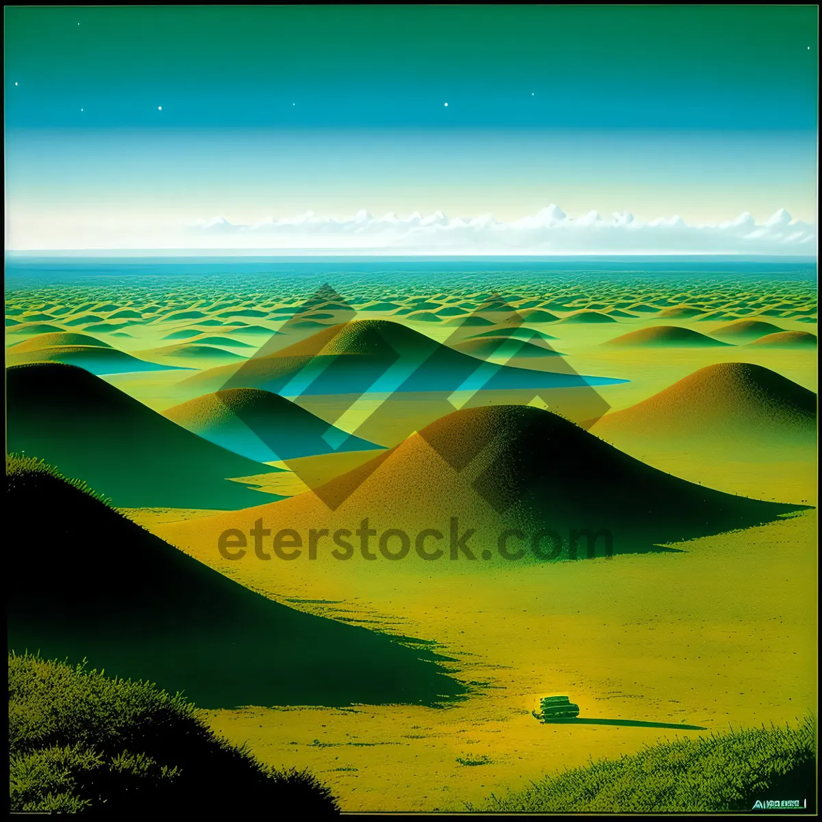 Picture of Tropical Paradise: Sun-kissed Beach and Clear Blue Waters