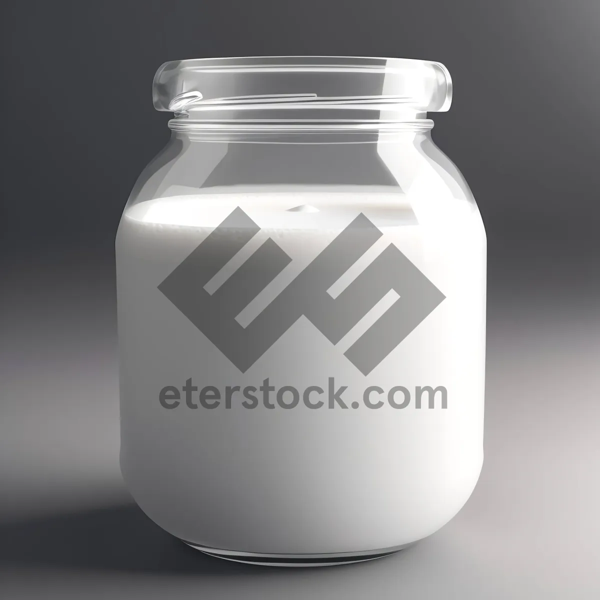 Picture of Healthy Glass Bottle of Milk Conserve