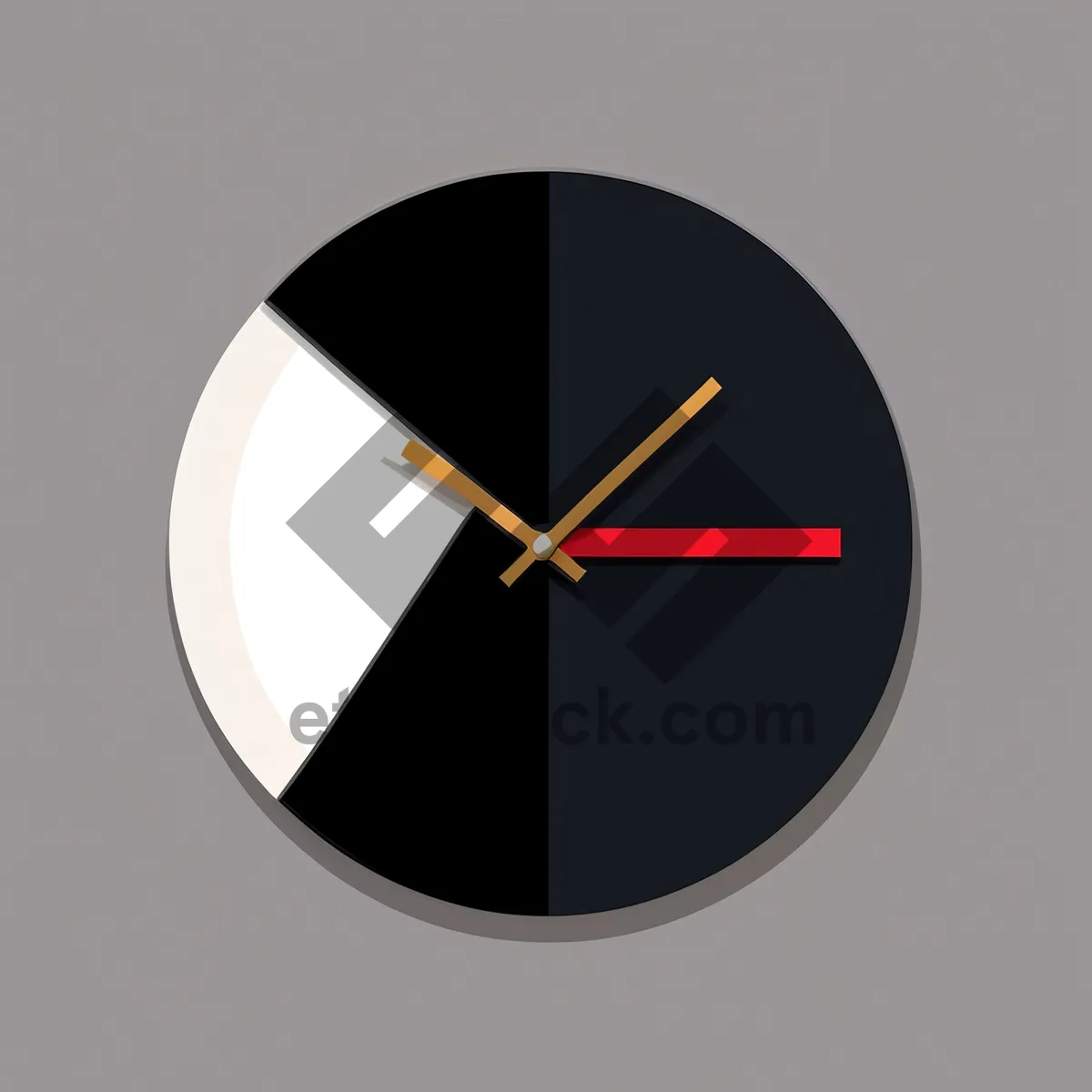 Picture of Analog Wall Clock with Time Indicator