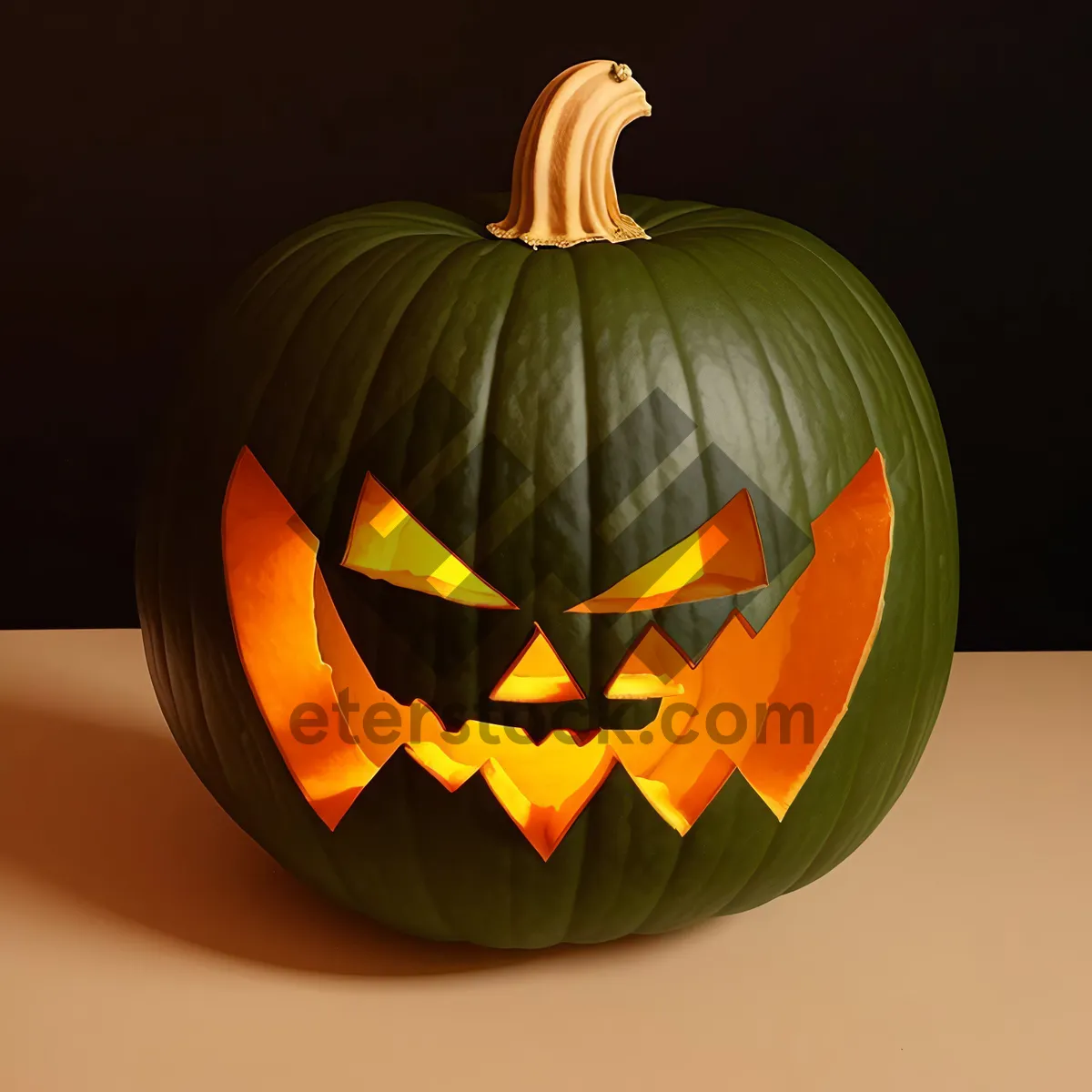 Picture of Festive Halloween Jack-O'-Lantern Pumpkin Decoration