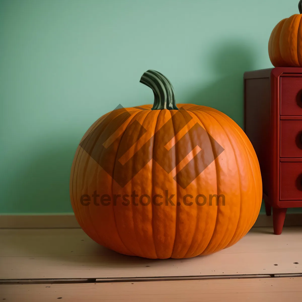 Picture of Festive Autumn Harvest: Pumpkin Patch Jack-o'-Lantern