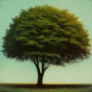 Skyline through Bonsai's Leafy Canopy